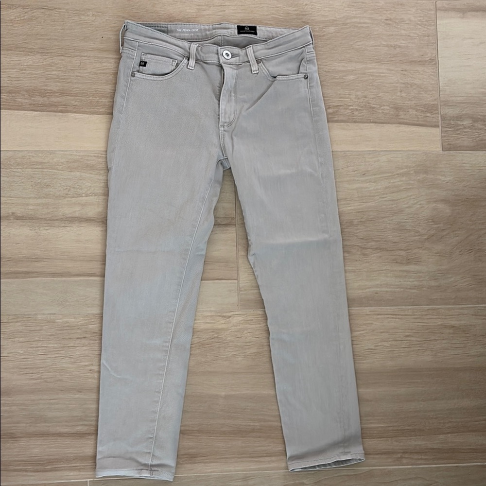 AG The Prima Crop Gray Jeans - 26